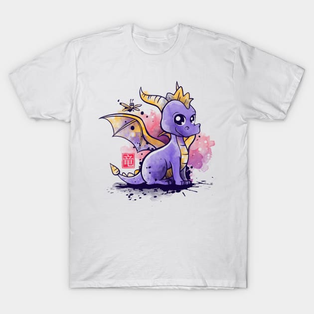 The dragon and the dragonfly T-Shirt by NemiMakeit